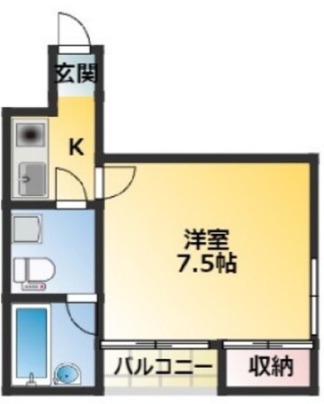 プレイス中村の物件間取画像